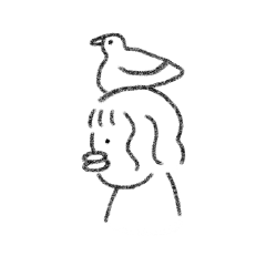 [LINEスタンプ] こむすびの日常