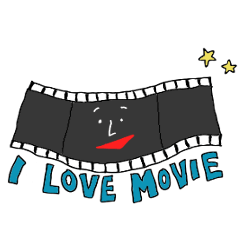 [LINEスタンプ] 映画館がすき