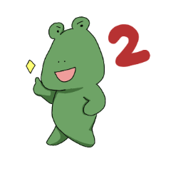 [LINEスタンプ] かえるとかめと仲間たち2