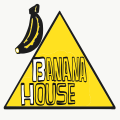 [LINEスタンプ] BANANA HOUSE