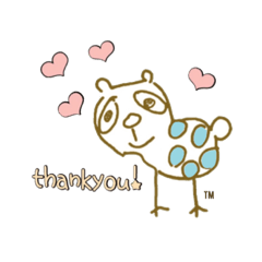 [LINEスタンプ] とり足パンダの《とりパン》