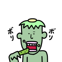 [LINEスタンプ] 記憶力の冴えないカッパ