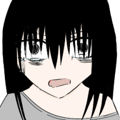 [LINEスタンプ] 人のプリンを食べてしまった女の子