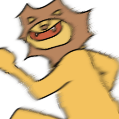 [LINEスタンプ] 生き急ぎのライオン