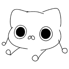 [LINEスタンプ] ネコモドキちゃん