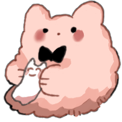 [LINEスタンプ] ふわふわイキモノ