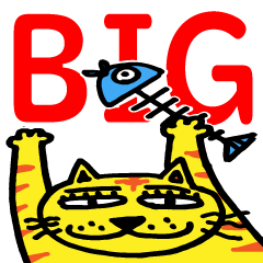 [LINEスタンプ] 変テコ猫ちゃんズ BIG（敬語）