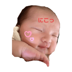 [LINEスタンプ] 新生児まーちゃん