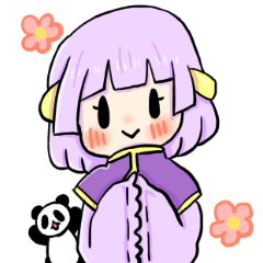 [LINEスタンプ] 中華少女とパンダさん②