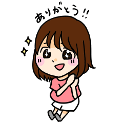 [LINEスタンプ] 女の子のぼんスタンプ