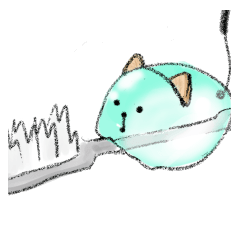 [LINEスタンプ] 水スライム