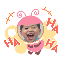 [LINEスタンプ] 子供たちの顔で作ったスタンプ