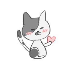 [LINEスタンプ] ネコのポコ太郎です