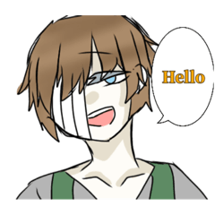 [LINEスタンプ] 頭に葉っぱが生えた野郎ども