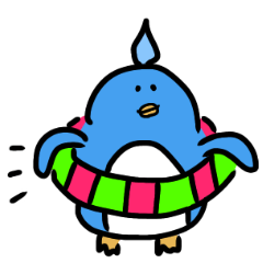 [LINEスタンプ] ペンギンdeぺんちょす 夏