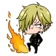 [LINEスタンプ] ONE PIECE 大好きなサンジのスタンプ