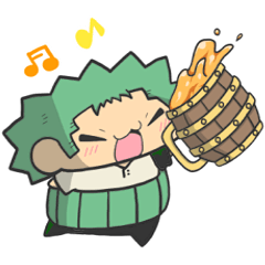 [LINEスタンプ] ONE PIECE もちもちゾロ