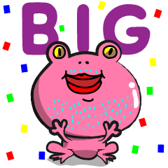 [LINEスタンプ] ピンガマちゃん BIGスタンプ