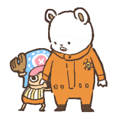 [LINEスタンプ] 【ONE PIECE】べポと