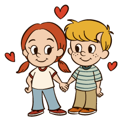 [LINEスタンプ] LUCY AND JOEY