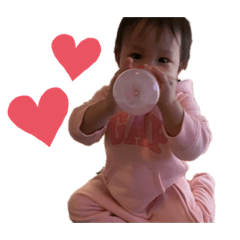 [LINEスタンプ] まひろちゃんとりーちゃん