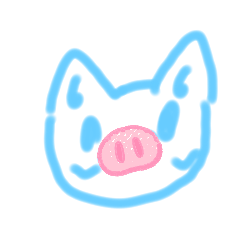 [LINEスタンプ] 手書きブタ次郎