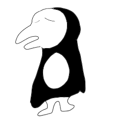 [LINEスタンプ] 表情で思ってることが分かるペンギンの画像（メイン）