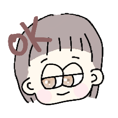 [LINEスタンプ] @cutegirl_1