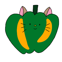 [LINEスタンプ] カボチャネコ