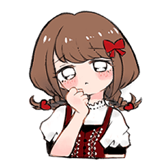 [LINEスタンプ] みつあーみちゃん