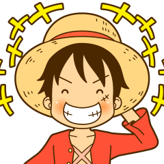 [LINEスタンプ] スタジオ・キーストン ONE PIECEスタンプ