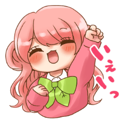 [LINEスタンプ] ももねこちゃん！③