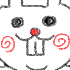 [LINEスタンプ] 短足うさぎちゃん。