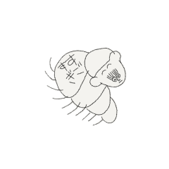 [LINEスタンプ] 授業中の怠惰ya