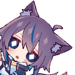 [LINEスタンプ] ねこきつねのちゃみ