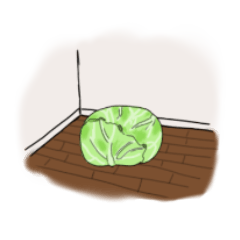 [LINEスタンプ] 床の状況を教えるスタンプ