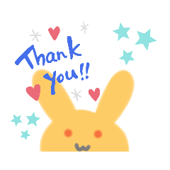 [LINEスタンプ] うさぎに夢中
