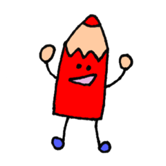 [LINEスタンプ] 色えんぴつたち