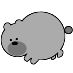 [LINEスタンプ] 丸い動物 挨拶