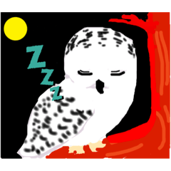 [LINEスタンプ] 毎日に幸福を！フクロウスタンプ改