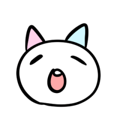 [LINEスタンプ] ゆめかわまえばねこ