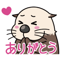 [LINEスタンプ] はたらくラッコ（日常）