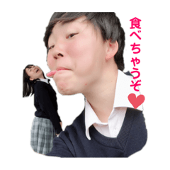 [LINEスタンプ] 酸素の奪い合い
