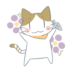 [LINEスタンプ] 猫ちゃんスタンプ「ミケちゃん」