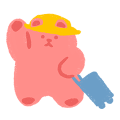 [LINEスタンプ] こんにちはクマはリフトをお楽しみください