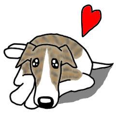 [LINEスタンプ] 犬種別ウィペット（英語Ver）