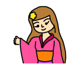 [LINEスタンプ] スマイル 直美