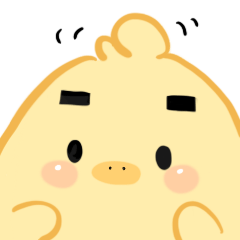 [LINEスタンプ] ふとまゆヒヨコのげじぴよちゃん！