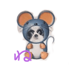 [LINEスタンプ] シーズーちゃんの着ぐるみ十二支おまけ付き