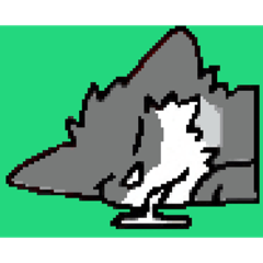 [LINEスタンプ] ドットのぜらくん